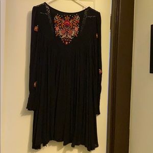 Free People black boho dress